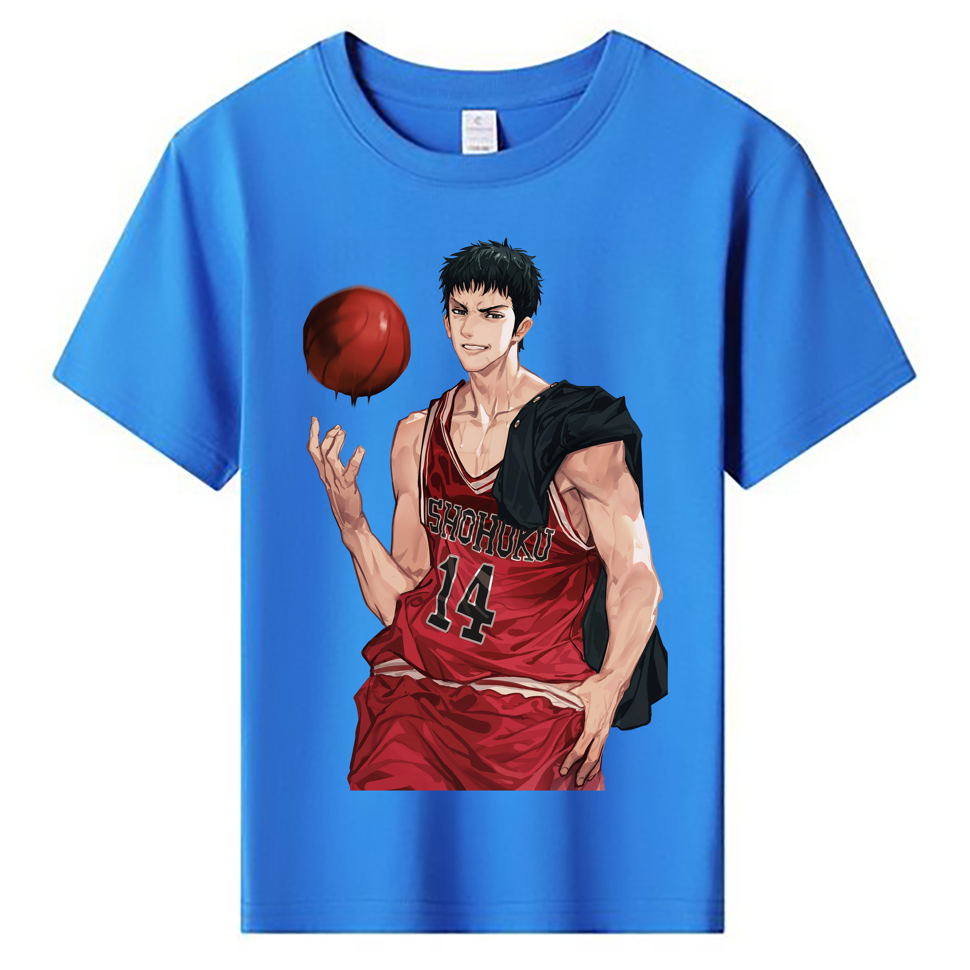 （画像用） SLAM DUNK／スラムダンク 綿100％キッズTシャツ（フロントプリント）